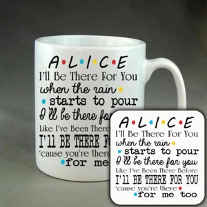 Taza o montaña rusa personalizada o taza set de amigos - regalo de cumpleaños de Navidad - Imagen 1 de 1