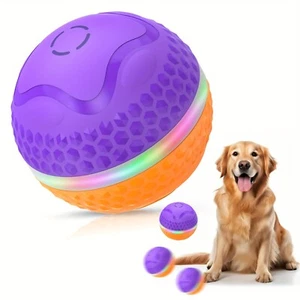 Automatic Rolling Toy Lively Pet Ball For Medium/Large Dogs LED Flash BRA-Free - Picture 1 of 10