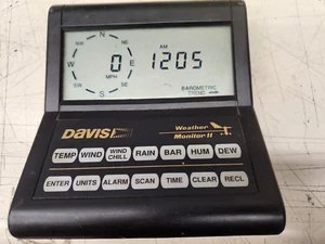 Davis Weather Monitor II Display. PN 7440. Made in USA ,Unit only, No pwr supply - Picture 1 of 6