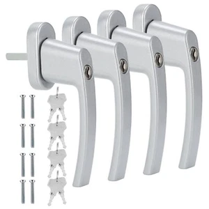 4x manija de ventana de aluminio con cerradura control parental seguro de ventana 40 mm - Imagen 1 de 5