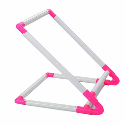 Rectangle Plastic Clip Embroidery Frame Hoop Stand Holder Cross Stitch Supplies - Image 1 of 4