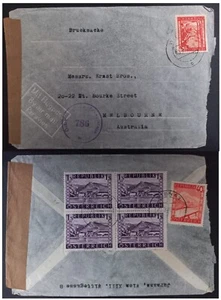 SCARCE 1948 Austria censor Cover ties 6 stamps Vienna to Australia - Picture 1 of 3