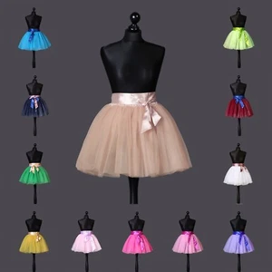LAFAIRY Tüllrock Tütü Ballettrock Tanzrock 5 Lagen Minirock schnell lieferbar - Bild 1 von 71