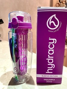 Hydracy 32 oz Infusion Water Bottle Sleeve Edition - Picture 1 of 6