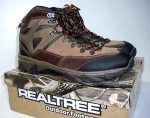 REALTREE Highland Men's Size 12 Hikers Hunting Boots Outdoor Footwear Brown - Picture 1 of 15