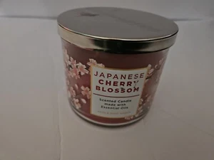 Bath & Body Works Japanische Kirschblüte 3 Docht Kerze Neu - Bild 1 von 6