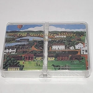 Set of 2 Decks Old Sturbridge Village Playing Cards Case Tray Sealed Cards - Picture 1 of 16