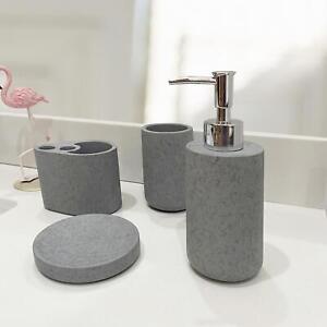 New ListingConcrete Bath Accessory Set for Vanity Countertops Handmade Easy to clean Stable