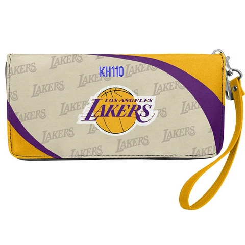 NBA Los Angeles Lakers Women's Curve Zip Organizer Wallet / Purse Cover