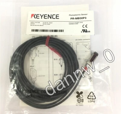 New In Box KEYENCE PR-MB30P3 Photoelectric Switch Sensor - Image 1 of 2