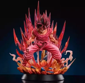 Dragon Ball Son Goku Super Saiyan God Figur - 38 cm, Kaiouken Edition - Bild 1 von 12