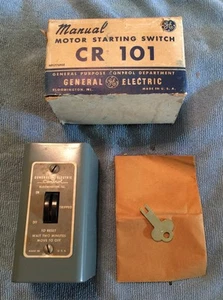 NEW IN BOX GE GENERAL ELECTRIC CR101 MANUAL MOTOR STARTING SWITCH - Picture 1 of 3