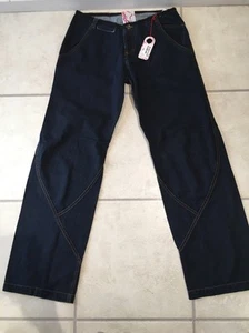 Raver Skater Y2k SASCH JEANS Sz30 12 Womens Baggy JNCO Style Wide Leg Denim NWT - Picture 1 of 9