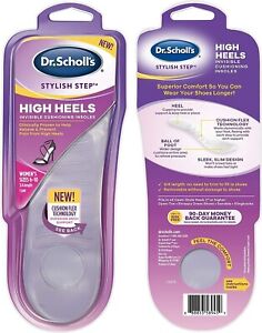 Dr. Scholls High Heels Invisible Cushioning Insoles Women's Size: 6-10, 1-pair