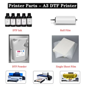 Accesorios de impresora de impresora A3 DTF amortiguador de tinta/tinta/película de rollo/polvo DTF - Imagen 1 de 13