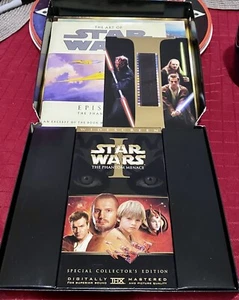 STAR WARS:The Phantom Menace Widescreen VHS Video Collector's Edition Episode IV - Picture 1 of 4
