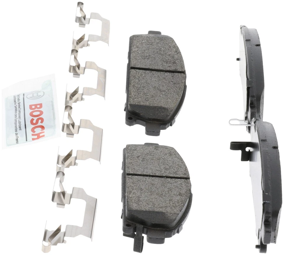 Pastillas de freno de cerámica azul con herrajes delanteras para INFINITI QX4 1997-2001 Bosch Foto 1 de 4