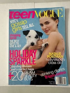 TEEN VOGUE Magazine Dec/Jan 2008 Rare - NATALIE PORTMAN! - Picture 1 of 14