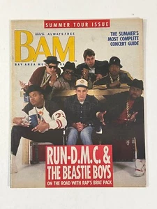 Run-D.M.C. & The Beastie Boys 1987 BAM Magazine #260 Summer Concert Tour Guide - Picture 1 of 8