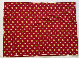Vintage Marcus Brothers Textile Corp Fabric, Fun Flowers, 1.5 Yards - Picture 1 of 6