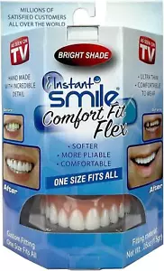 Instant Smile Comfort Fit Flex - bianco brillante - impiallacciatura superiore denti cosmetici - Foto 1 di 12