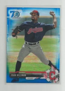 2017 Bowman Draft Chrome Juan Hillman 70th Anniversary Blue Refractor 126/200 - Bild 1 von 1