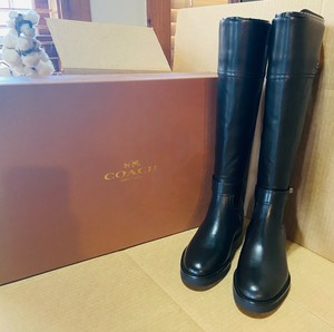 coach rilee knee high boot