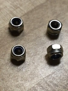 Wltoys 124018 Wheelnut (set Of 4) US Seller! Steel Hex Nut w/ Nylon Insert  - Picture 1 of 1