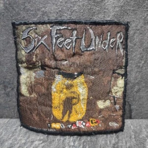 SIX FEET UNDER Patch True Carnage 2001 Heavy Metal Vintage Ca. 9,2cm X 9,7cm - Picture 1 of 5