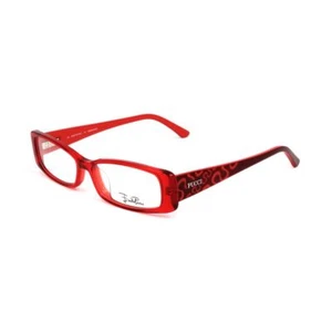 Emilio Pucci EP265562351 Women Cherry Red Optical Frame Plastic Printed Eyewears - Picture 1 of 3