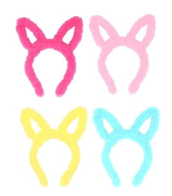 ANIMAL Flauschige Hasenohren Stirnband Kaninchen Ostern Kostüm Welt Buch Tag Tier