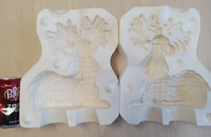 Clay Magic 3051 9" Woodsy Elch Schlickerguss Keramikform Weihnachten 1766 - Bild 1 von 2