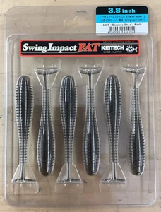 Keitech Swing Impact Fat 440 Electric Shad 3.8 Inch - 6tails - Picture 1 of 3
