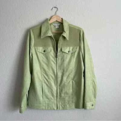 Allison Daley Jacket Womens 10 Light Pistachio Green y2k - Image 1 of 4