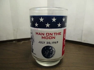 Apollo 11 Glass MAN ON THE MOON July 20, 1969 Apollo Glass - USA - EAGLE - Picture 1 of 7