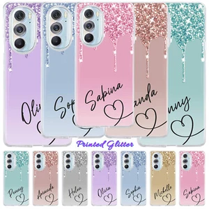Pretty Personalised Name Case Soft Cover For Motorola Moto G Stylus G 5G G Play - Picture 1 of 46