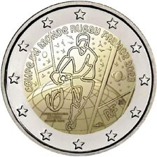 France - 2 Euro Commemorative 2023 Rugby World Cup  UNC - FREE SHIPPING
