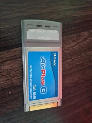 D-Link Air Plus G DWL-630 802.11g Wireless Card Adaptor 2.4 GHz BWLG630NA - Image 1 of 2