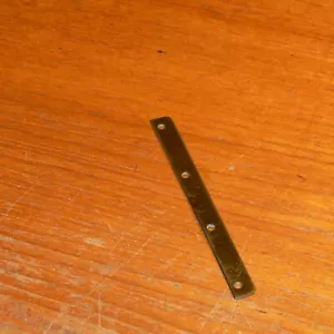 BRASS PLATE PART 120x11mm for WOODEN VINTAGE CAMERA UK - Picture 1 of 3