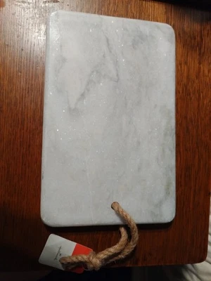Marble Cheese And Charcuterie Board 11 By 7 Inches New With Tags From Hallmark - Image 1 of 4