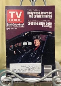 Knight Rider / David Hasselhoff - TV Guide Magazine New York Metro /June 25 1983 - Picture 1 of 6