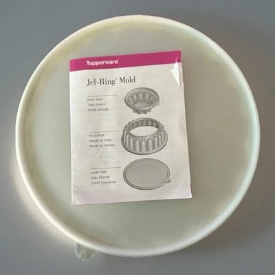 NEW Tupperware 3 Pc Jello Mold W/ Book Gray Speckled Vintage Childhood Gelatin - Image 1 of 4