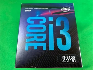 Intel Core i3-8100 8th Gen CPU 4 Cores Processor Coffee Lake LGA1151 3.6GHz 6MB - Picture 1 of 9