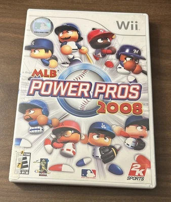 MLB Power Pros 2008 Nintendo Wii Sports Game CIB - Image 1 of 4