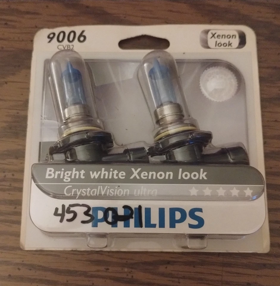Bombilla de faro-Crystalvision Ultra-Paquete doble blister Philips 9006CVB2 Foto 1 de 4