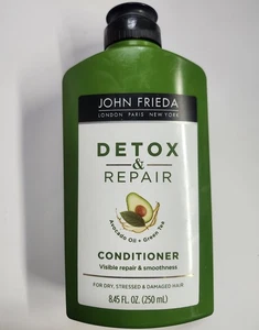 John Frieda ~ Detox + Repair Conditioner für geschädigtes Haar je 8,45 flüssige Unzen - Bild 1 von 2