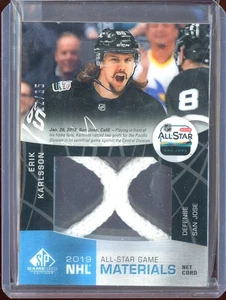 2019-20 SP Game Used '19 All Star Game Materials Net Cord  Erik Karlsson 22/35 - Picture 1 of 2