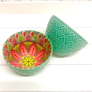 Tuscany Ceramic Bowl Jade Green Medium - Picture 1 of 1