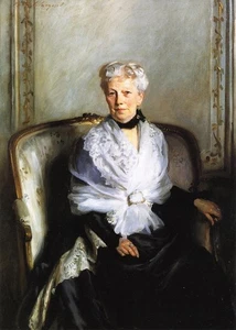 John Sargent Mrs Edward Goetz 1901 17"x 22" Archival Art Print - Picture 1 of 1
