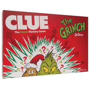 Clue Dr. Seuss Cómo el Grinch Robó Edición Navidad Juego de Mesa - 100% - Envío Rápido - Imagen 1 de 7
